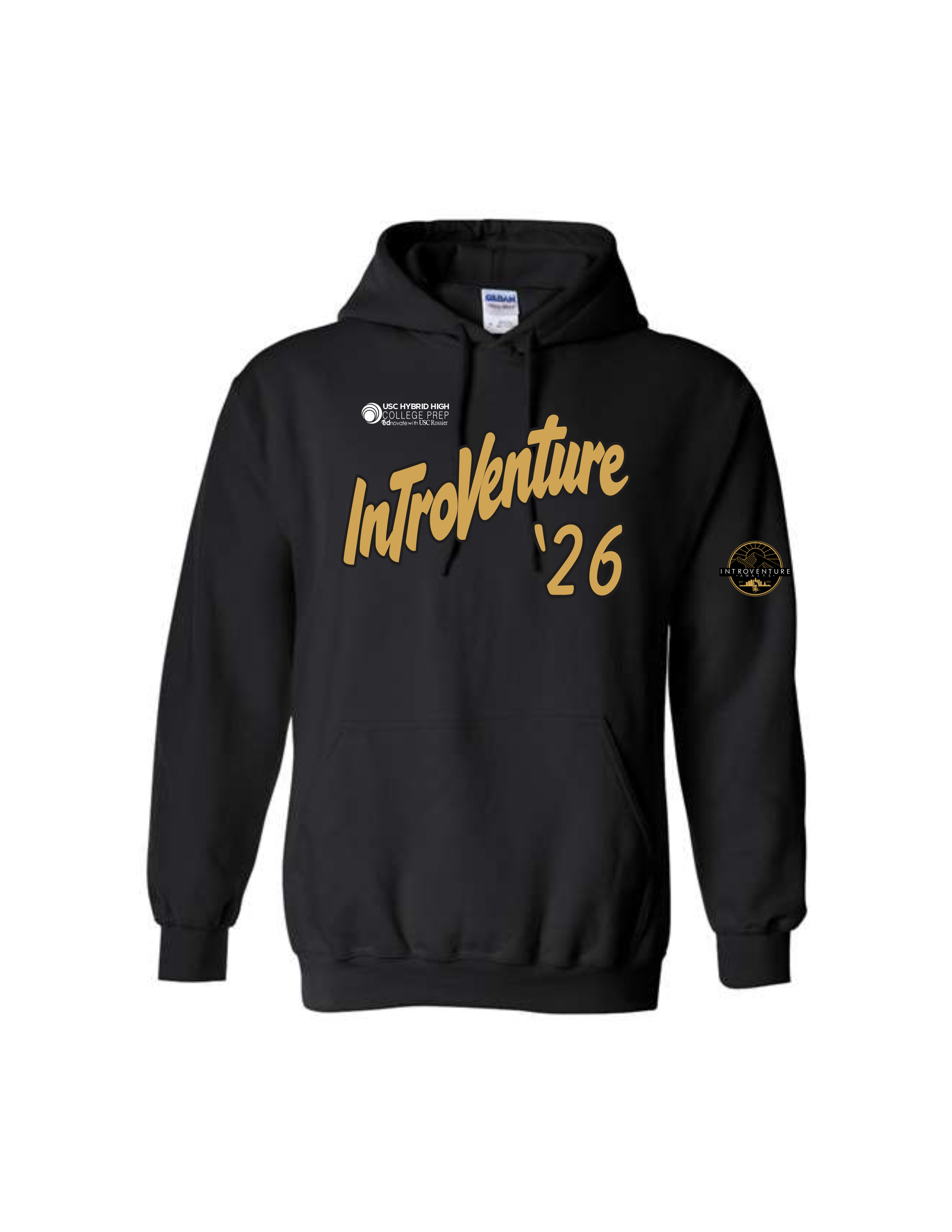 IntroVenture Hybrid Hoodie BLACK.png