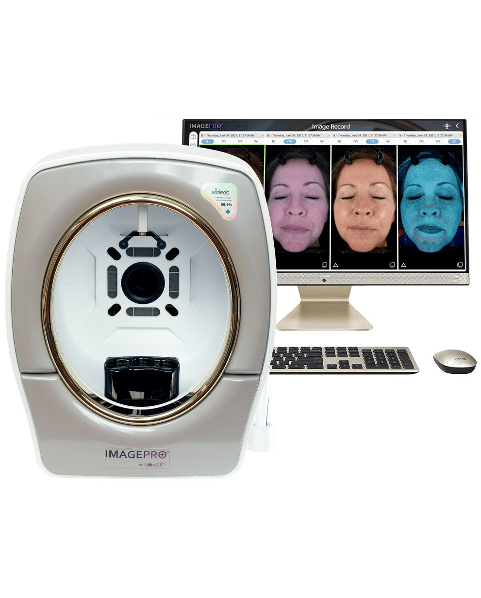 3D skin consultation in Staten Island using advanced skin imaging technology at Renu Wellness