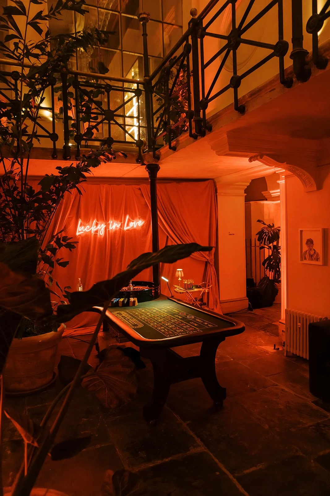 Architectural event lighting at Old Sessions House Clerkenwell