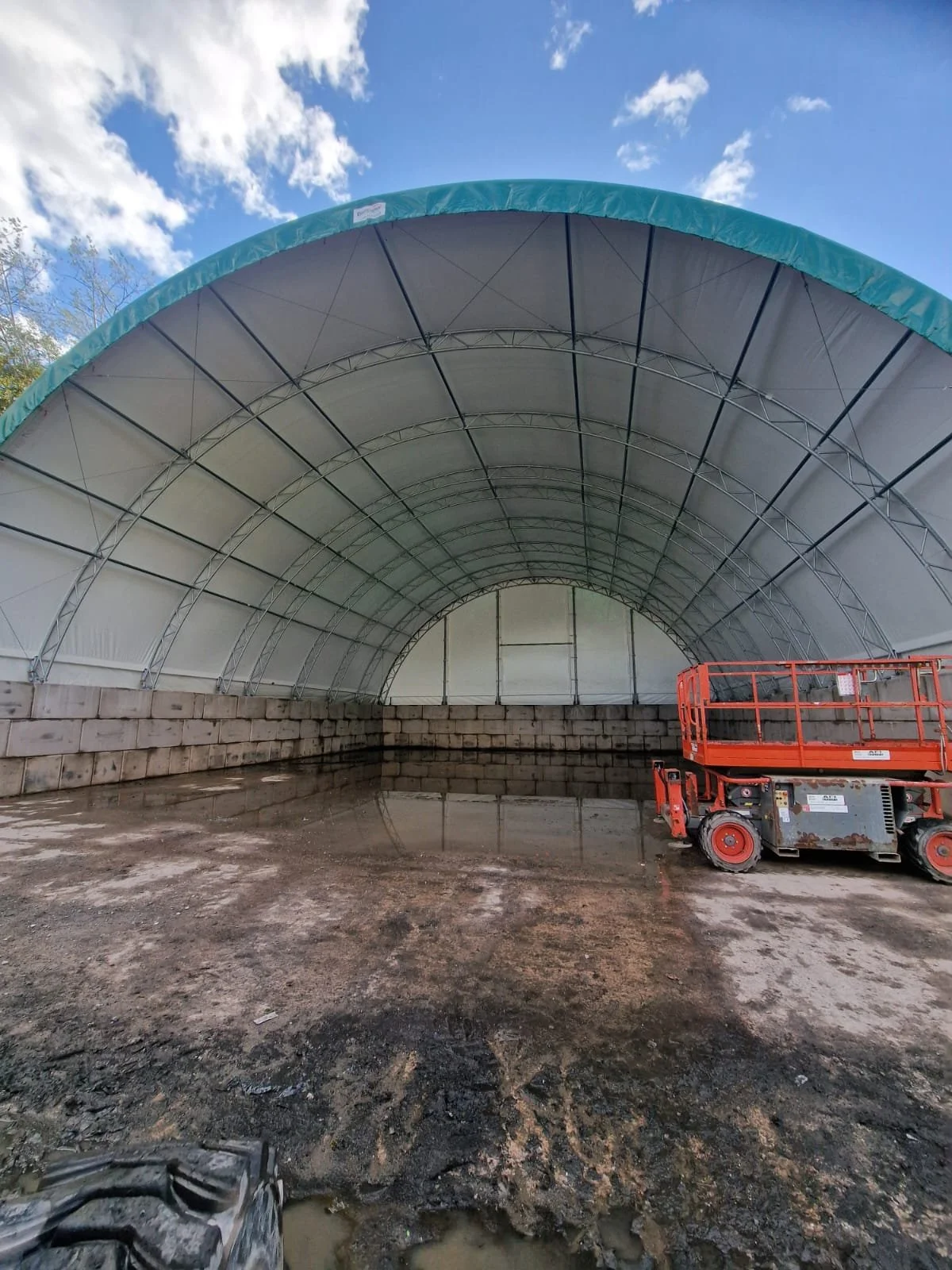 A Fabric Building Reusing Existing Foundations at Cheshire West &amp; Chester