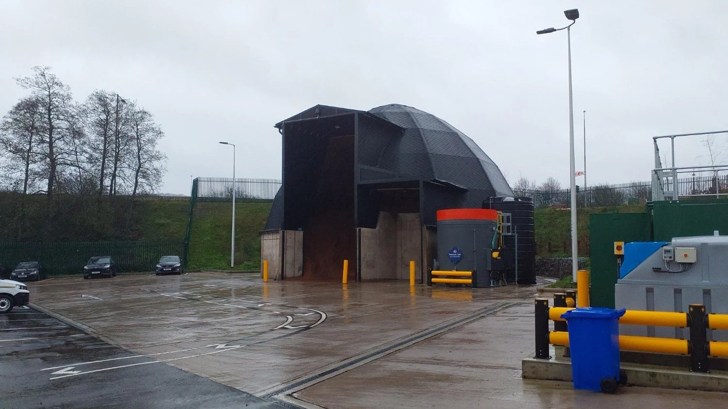A Salt Dome Built Into the Bank at Lydiate Ash