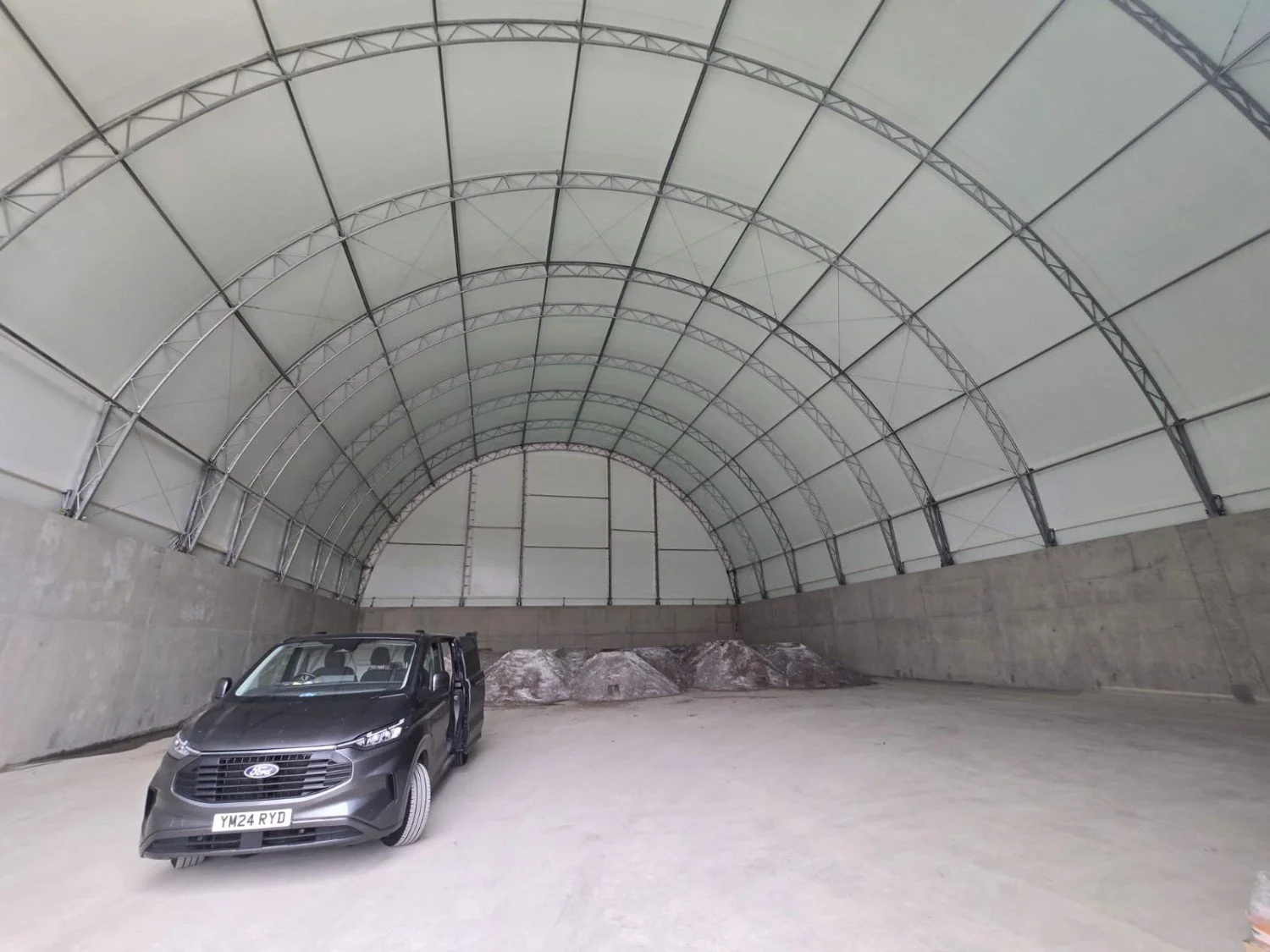6,000 Tonne Fabric Storage Building for South Shields Council
