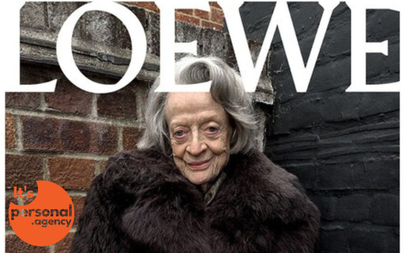 Defying the marketing norms: 88-year-old Maggie Smith for LOEWE