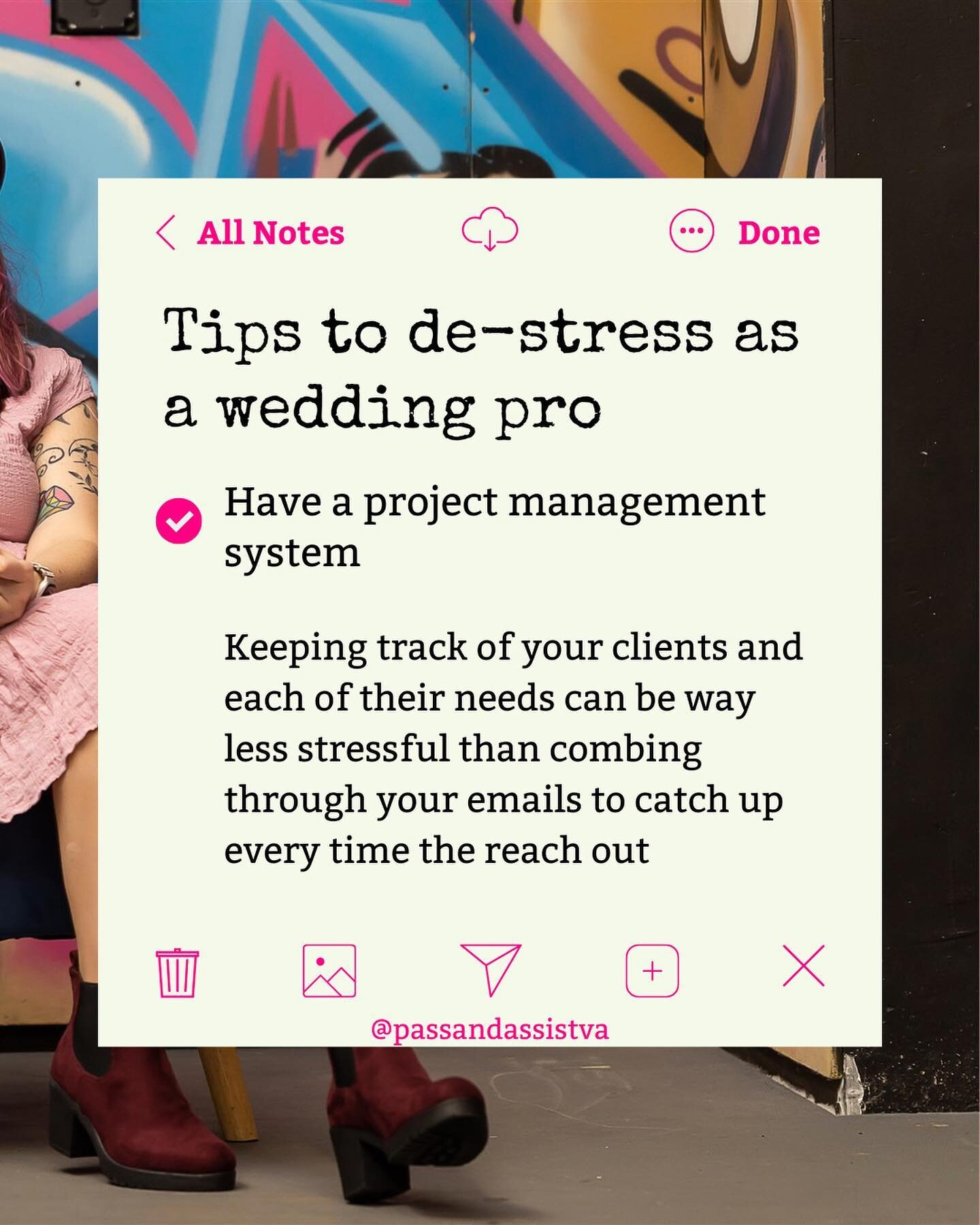 Feeling the stress of wedding season this summer? 
⠀⠀⠀⠀⠀⠀⠀⠀⠀
Even though weddings have dropped back towards the norms before The Great Rescheduling, it's still easy to get overwhelmed after the slower winter months. 
⠀⠀⠀⠀⠀⠀⠀⠀⠀
Here are my top ways as