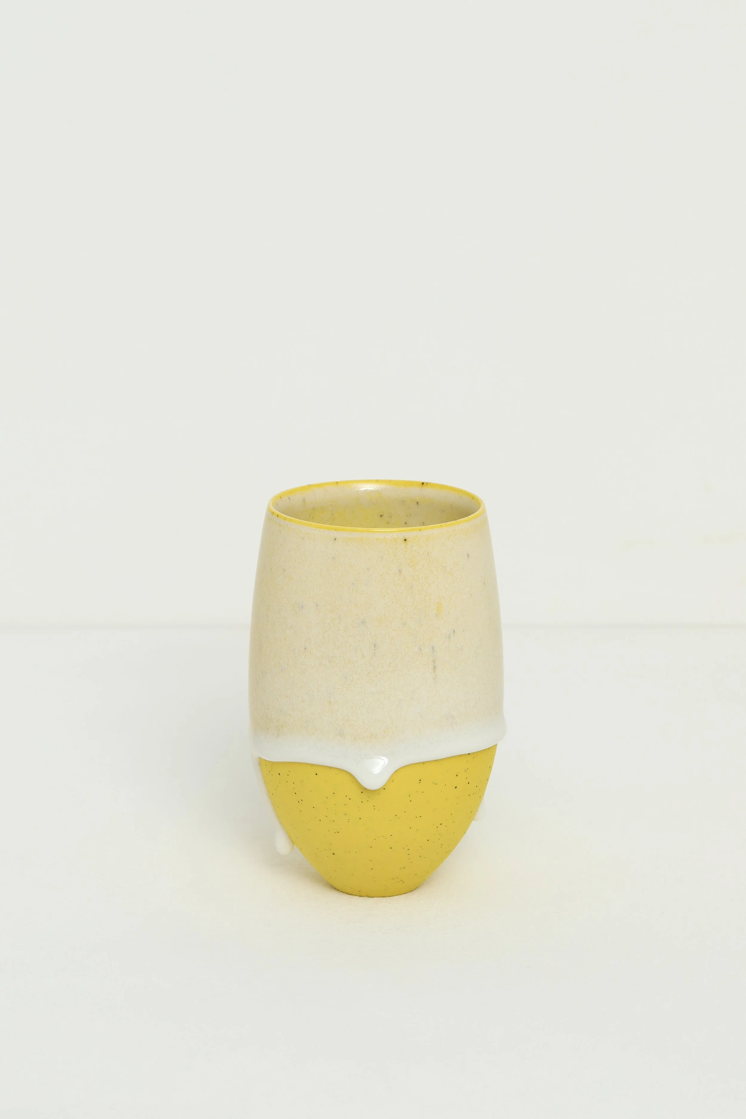 18. Speckled Yellow Bowl, Untouched Rim Ver. 1