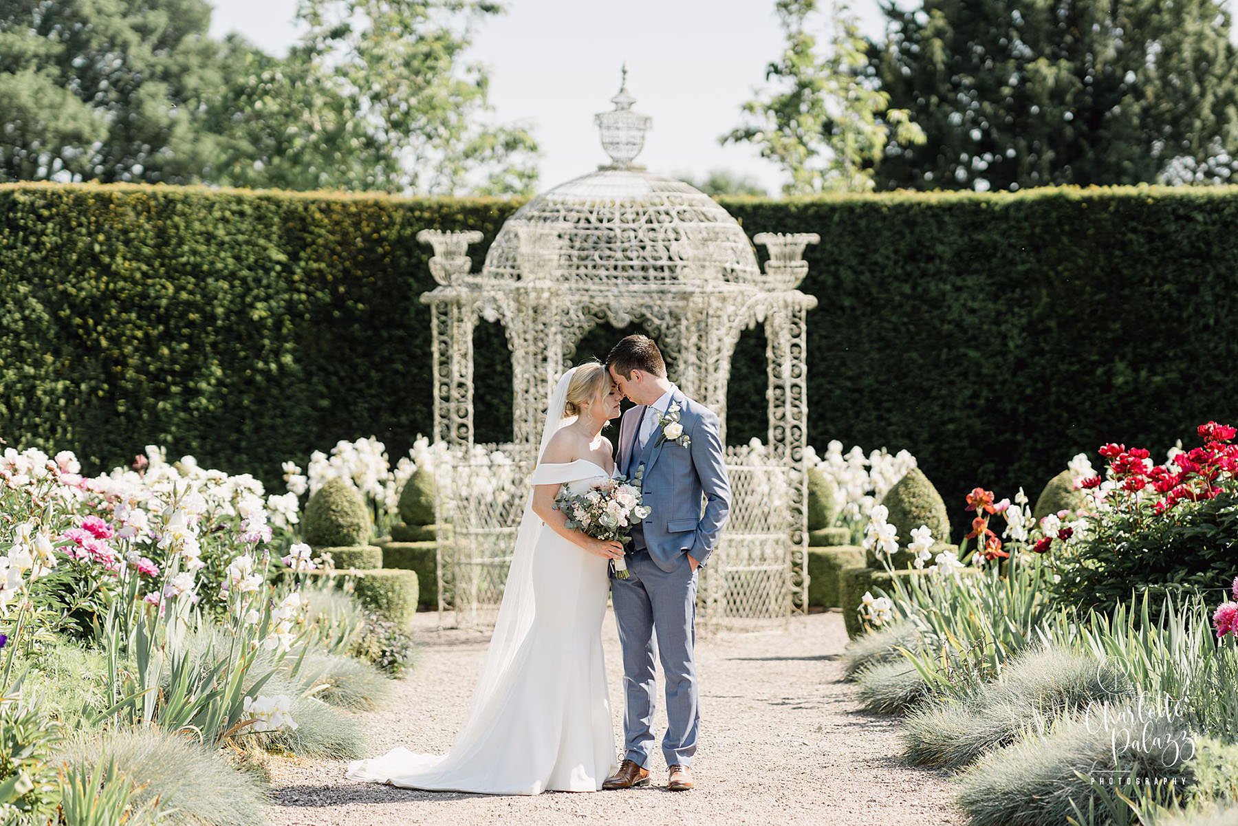 Outdoor Wedding Ceremony at Arley Hall