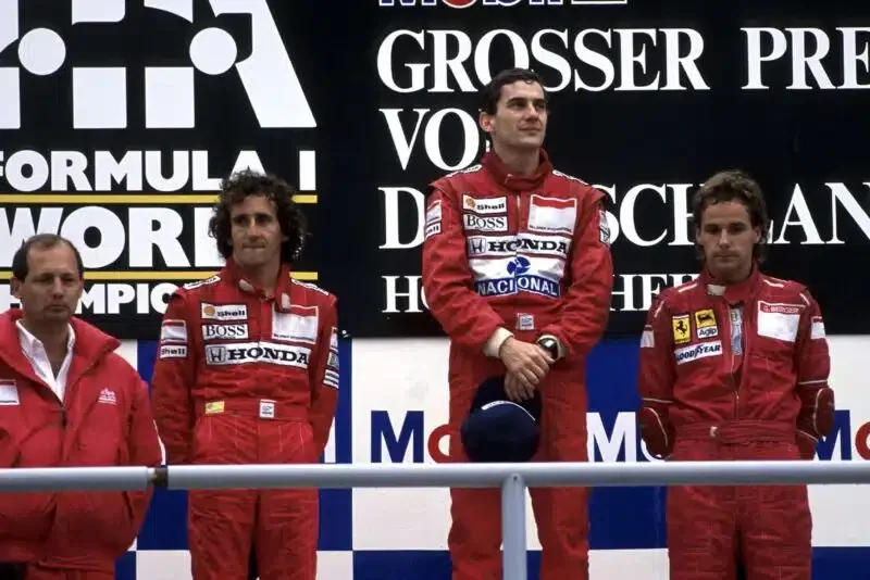 Germany - 1 / 2 again with Senna stamping his authority on the title