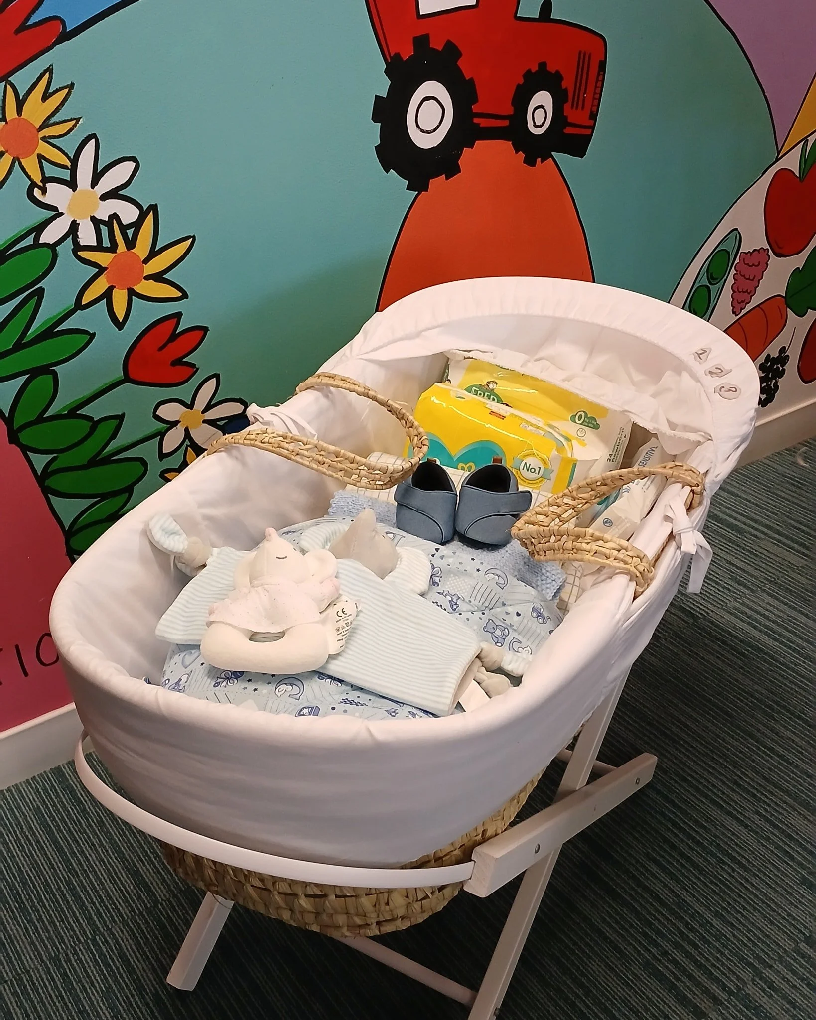 Another moses basket ready for a new baby boy arriving soon. This is what your generosity makes possible. 
THANKYOU Plymouth. 💙

 #payitforward #plymouthdevon #plymouthuk