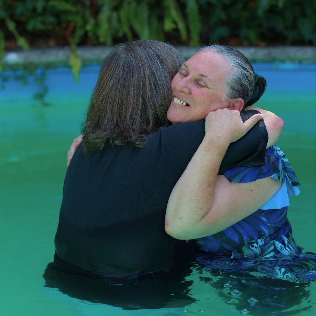 Two lovely folk were baptised as they took another step in their journey with Jesus, last Friday To make it even more special - they are husband and wife, taking the plunge together &mdash; literally! 😍❤💦 
#thisischurch