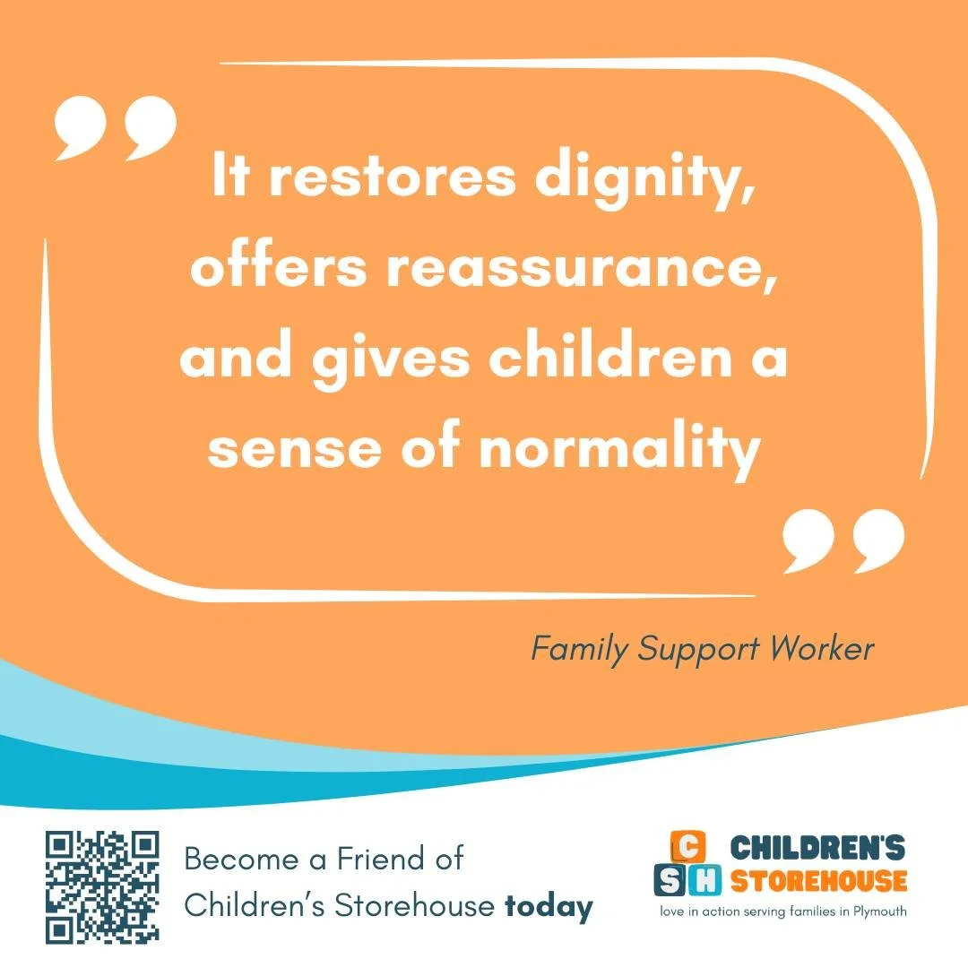 &quot;It&rsquo;s about more than the items themselves&hellip; it restores dignity, 
offers reassurance, and gives children a sense of normality during an incredibly unsettled time.&quot;

This is the impact your support makes. 💙

🌟 Join us: Become 