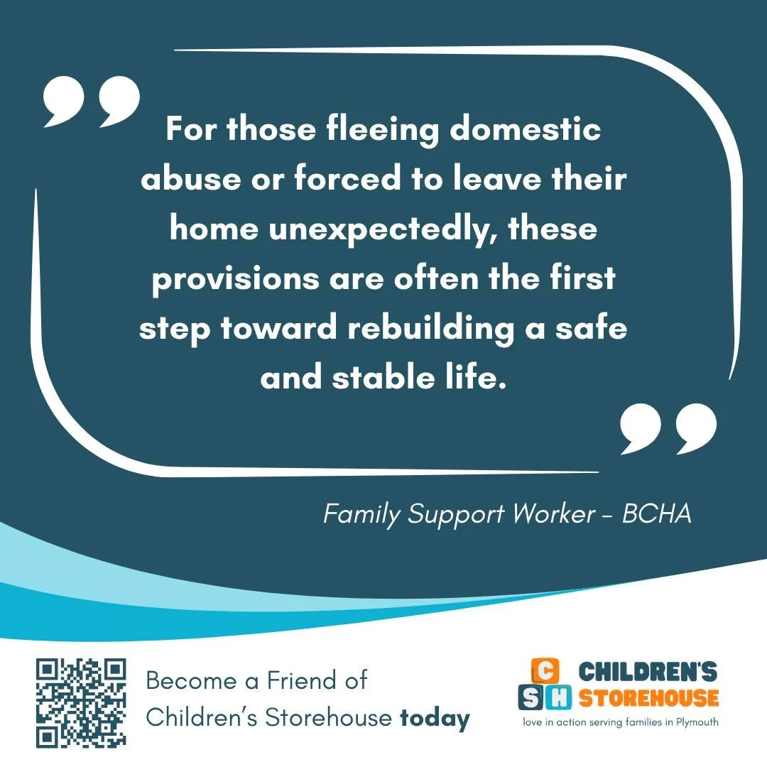 &quot;For those fleeing domestic abuse or forced to leave their home unexpectedly, these provisions are often the first step toward rebuilding a safe and stable life.&quot; 

Families fleeing domestic abuse. Parents trying to rebuild with nothing lef