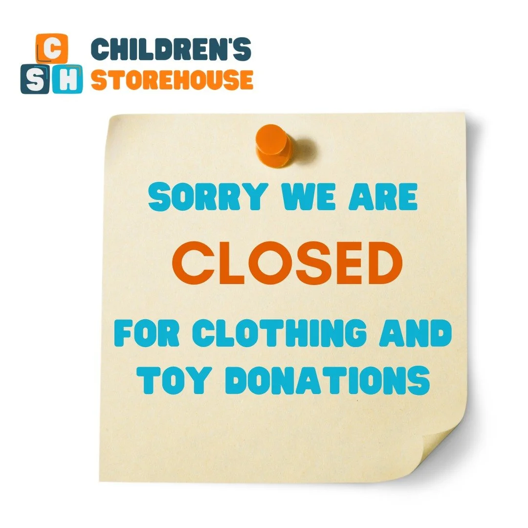 🌟 Dear Plymouth &ndash; you&rsquo;ve blown us away! 🌟
Your generosity has been incredible, -thanks to you our shelves are FULL. 🎉

👉 That means we need to pause donations of clothes and toys for now (unless we&rsquo;ve already made an arrangement