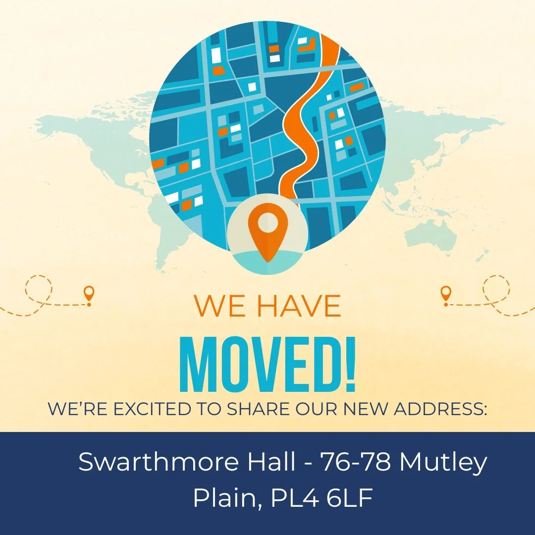 Exciting news- We have MOVED! You can now find us on Sundays at Swarthmore Hall, Mutley Plain - 10:30am! 😎
