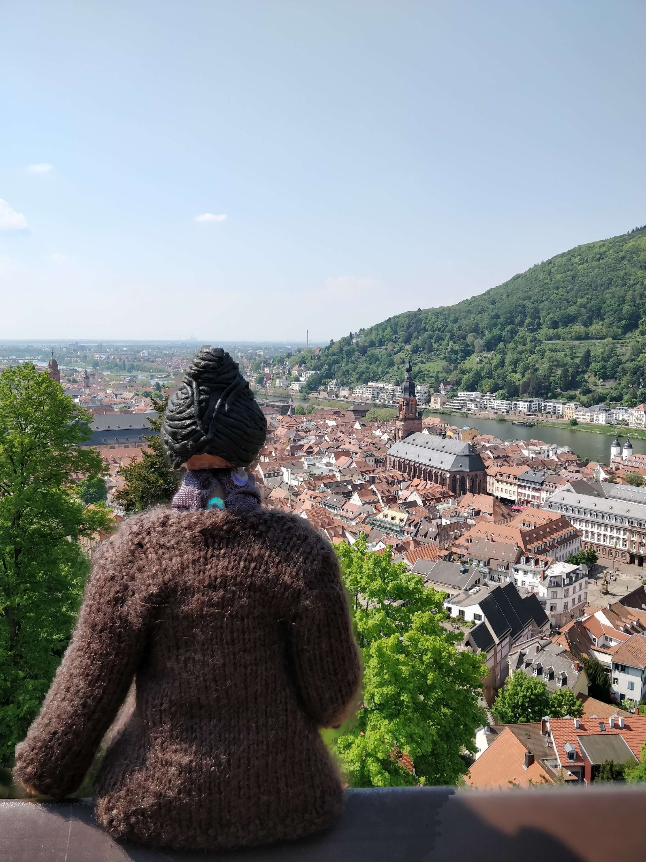 Little R visits Schloss Heidelberg