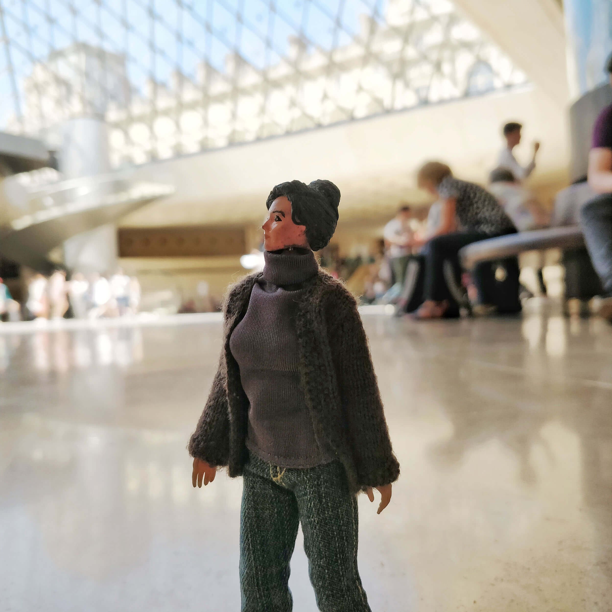 Visiting the Louvre!