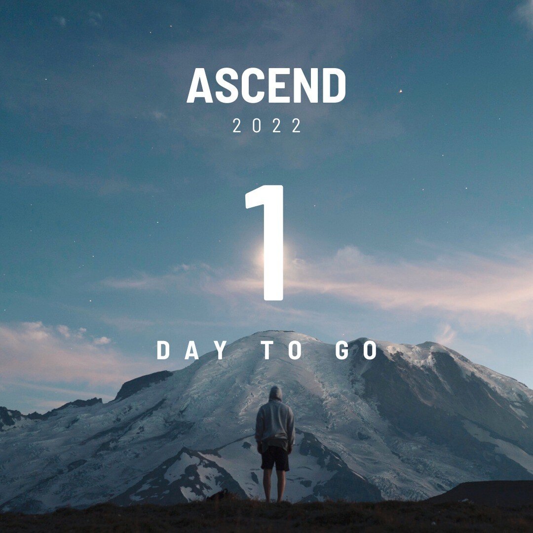 We can't wait to see you guys TOMORROW!! Get ready for an awesome weekend of encounter and ascension.
Doors open 6pm 🤩

Tickets available at www.ascendconference.co.uk