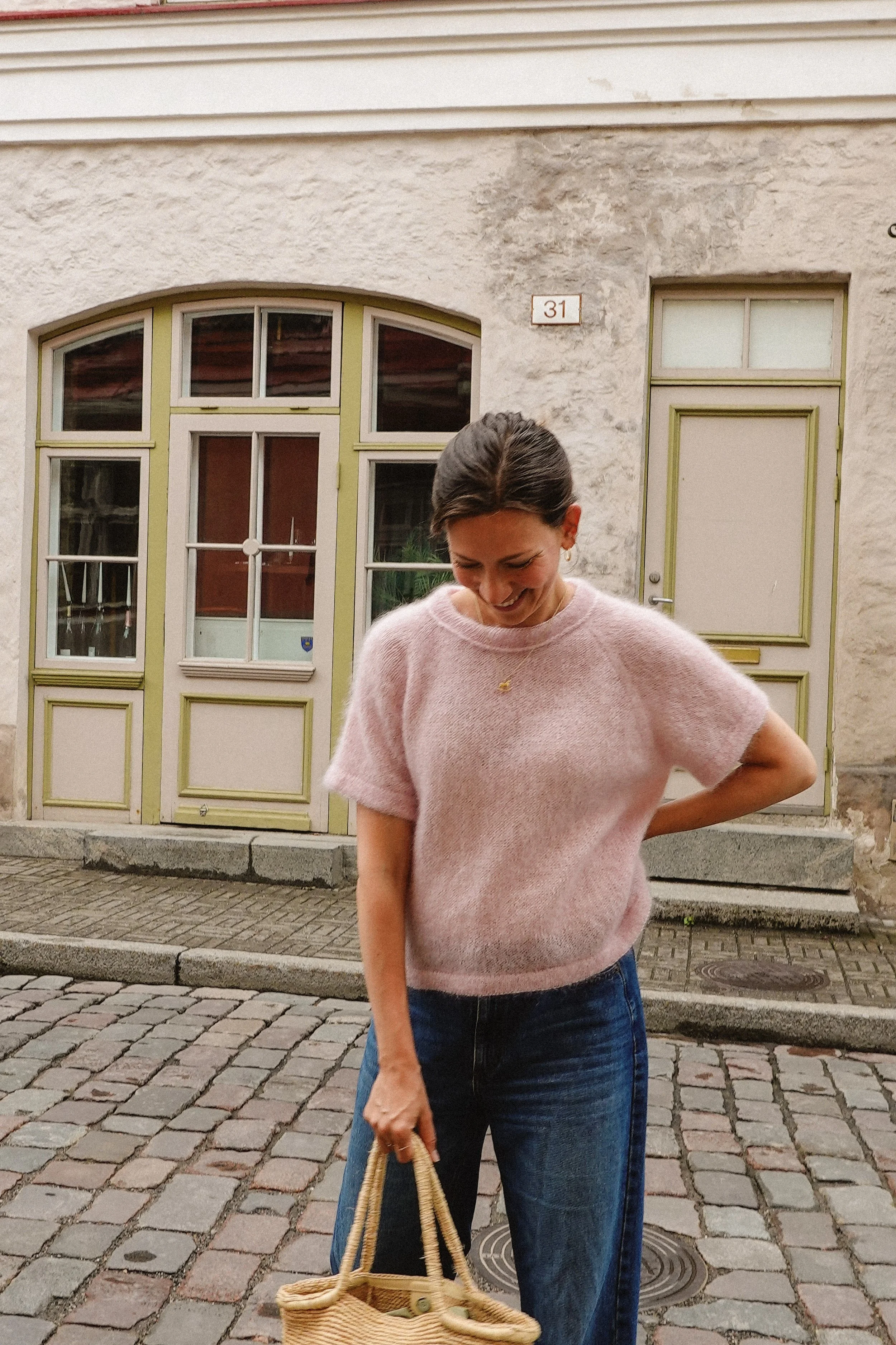 vanilla-chilla-tee-pink-laughing-front-view.jpg
