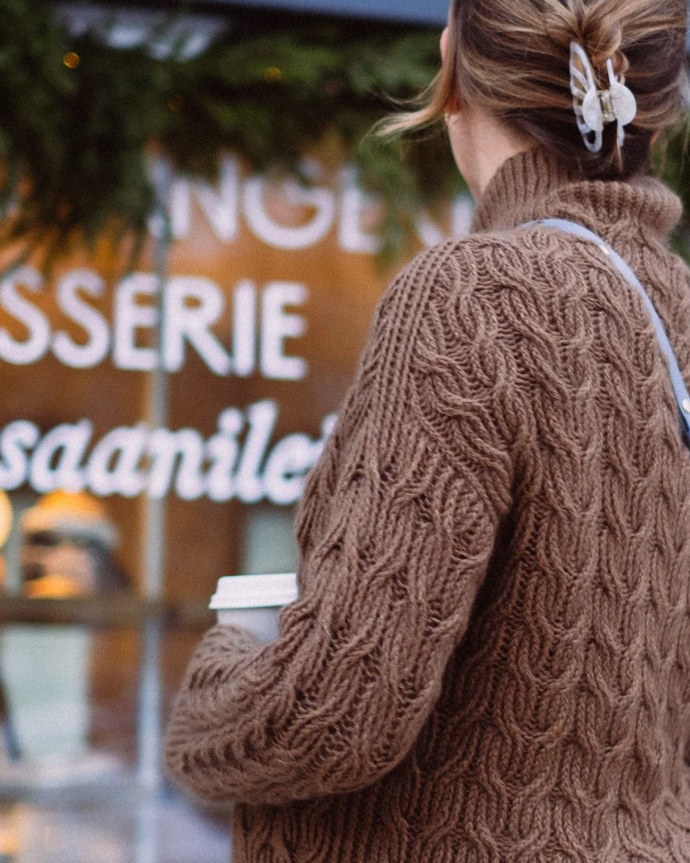 Wishbone Sweater — All-Over Cable Knit Sweater Pattern