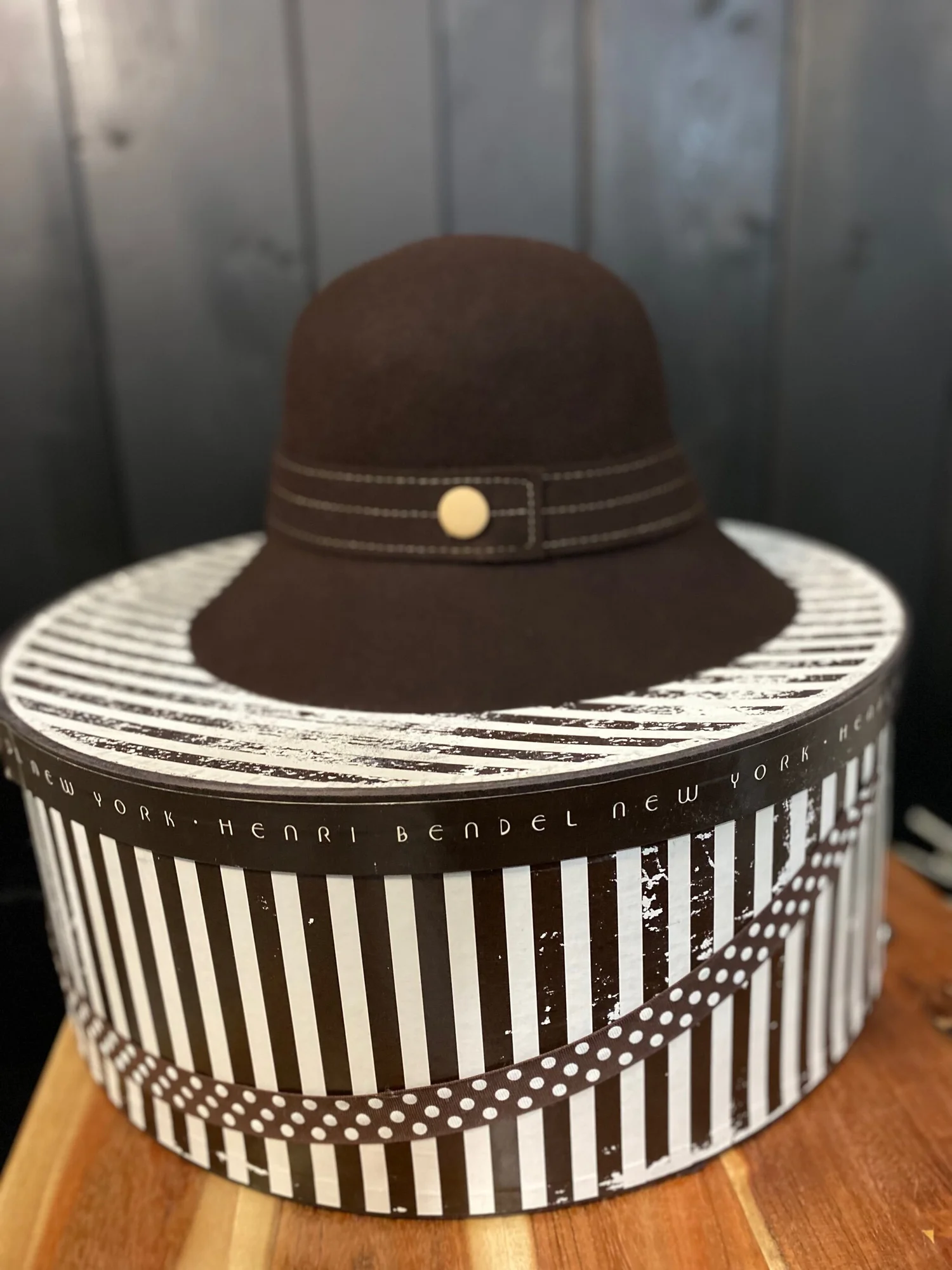 Filippo Catarazi vintage leather bucket‎ hat Vintage Designer Filippo Catarzi 80% Angora Zebra Printed  main image 3