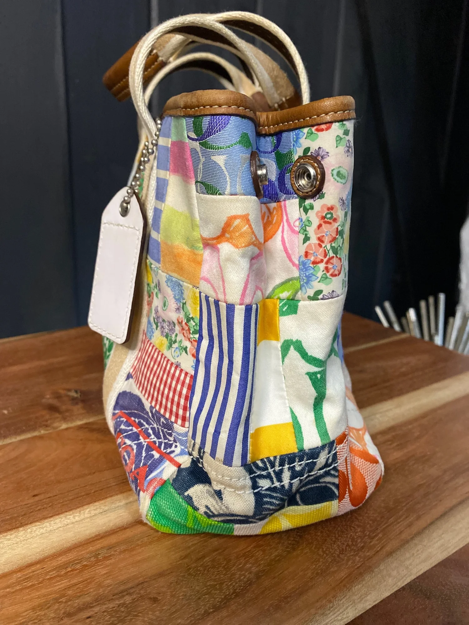 Coach Brown Multi-color Patchwork Crossbody Bag – MA & PAS TREASURES  CONSIGNMENT & AUCTIONS