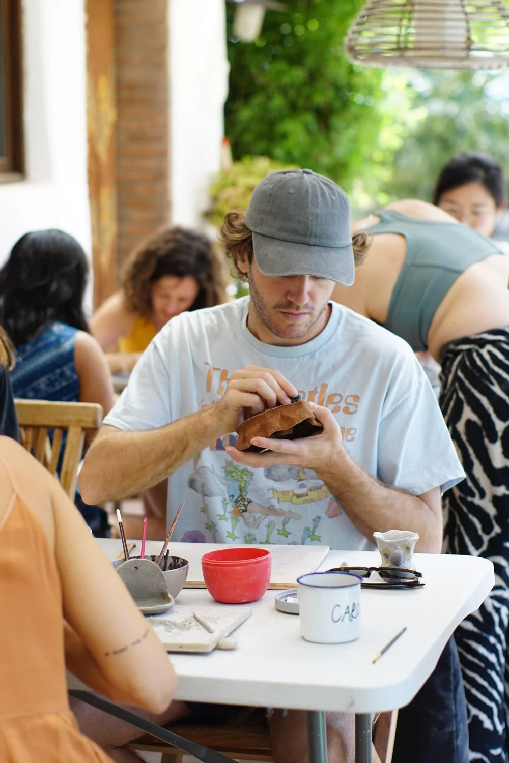 Shaping ceramics at wild clay workshop.jpg (Copy)