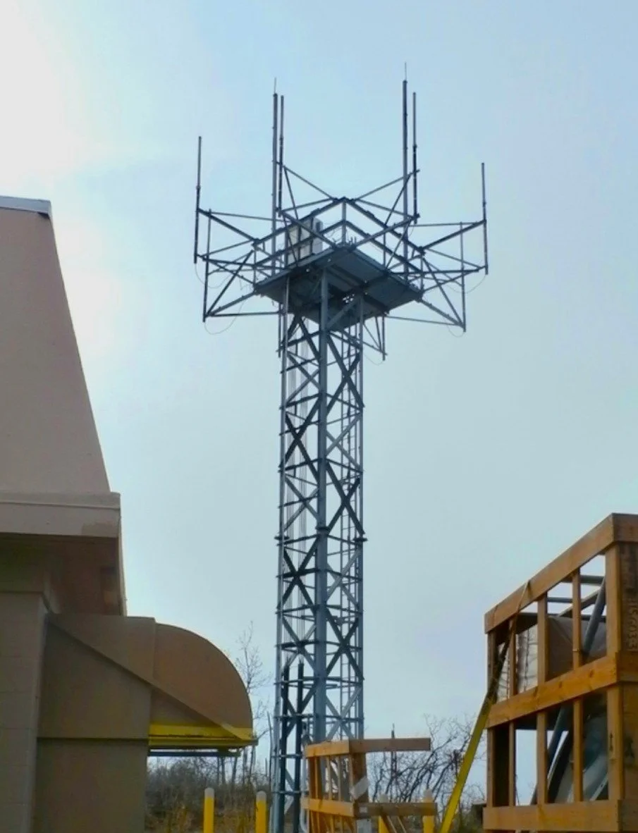 Two different days, two totally different worlds! Day 1 brought clear skies; Day 2 brought snow and ice blowing sideways. After a 40-minute climb from a misty valley into a full-on cloud-top snowstorm, our crew still got the new dish landed just befo
