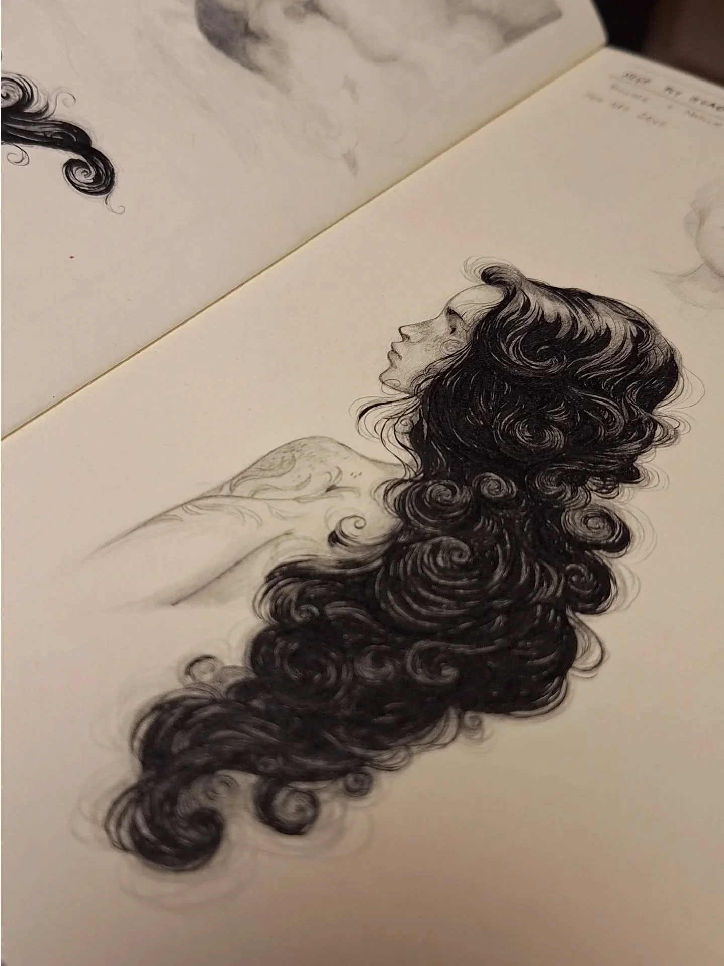 Kind of felt like the previous photo didn't do it justice XD
#sketchbookdrawing #sketchbook #drawings