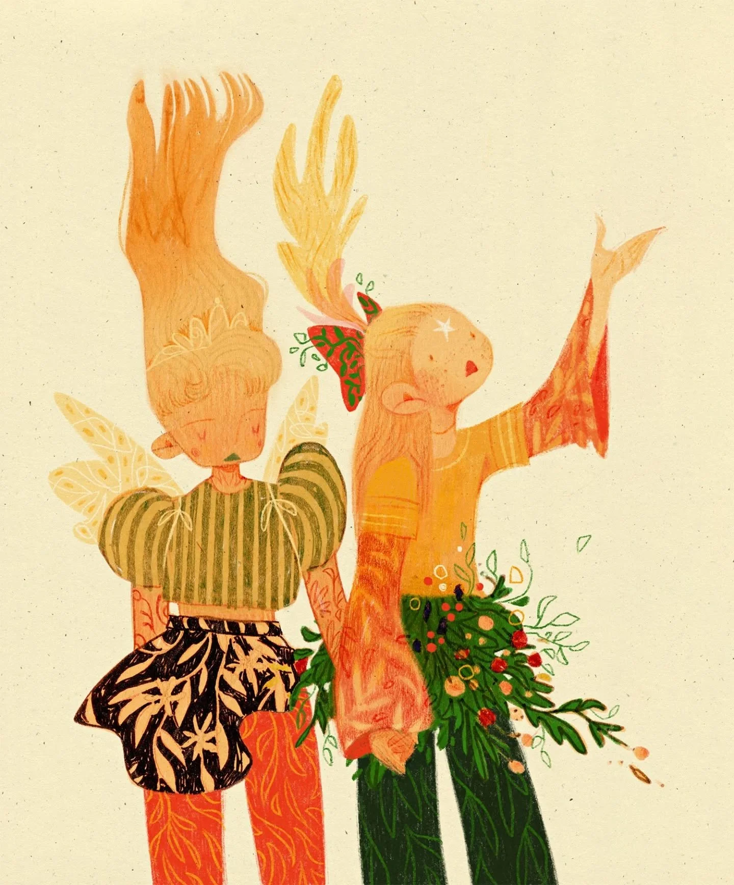 I am currently going through my old sketchbooks and found the original sketch for this drawing I haven't shared here before. As you can see, it is part traditional, but everything added from the rough to the finish is done digitally. I try to keep as