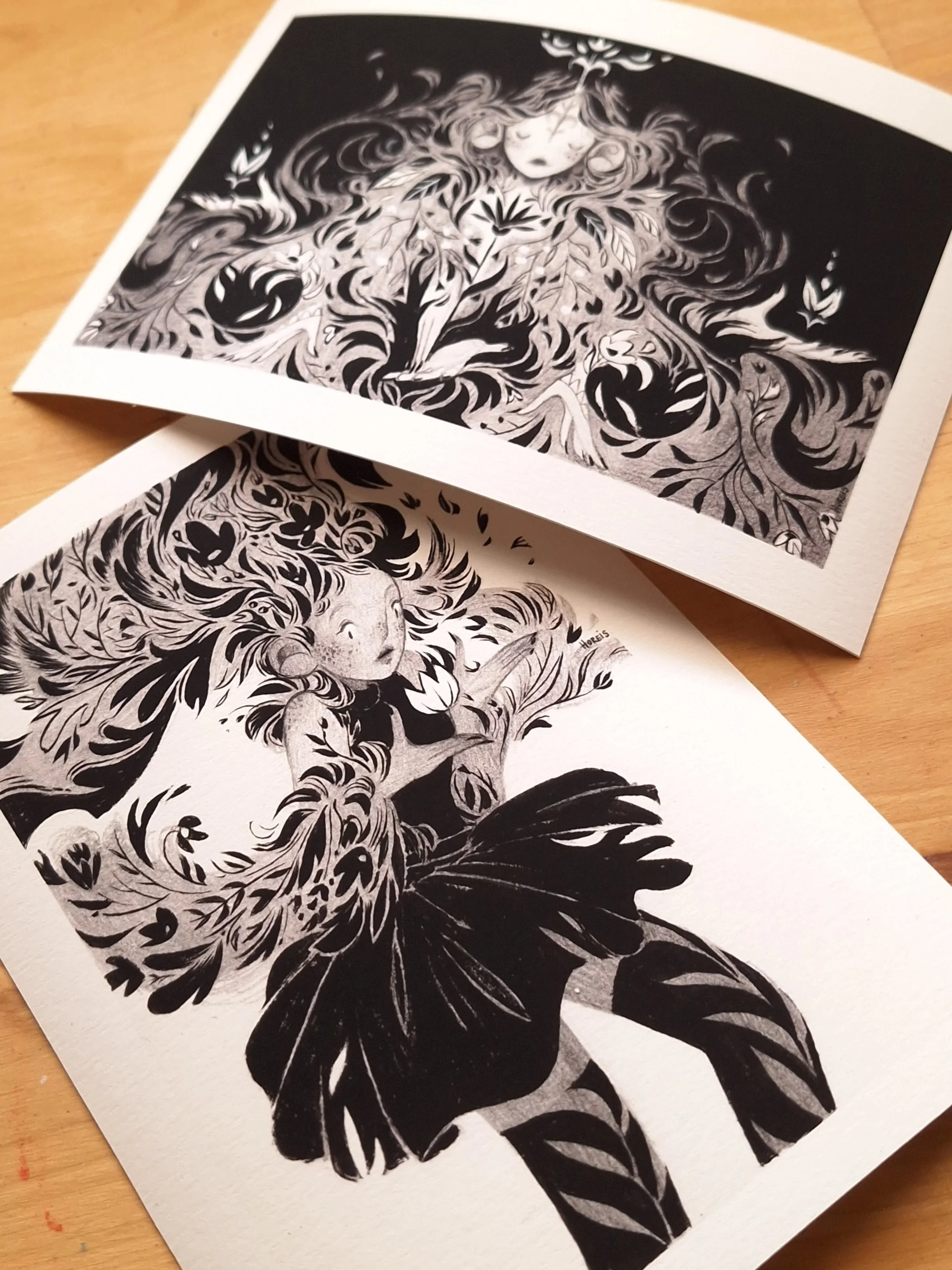 "Kindling" and "Renewal" came to life during fall of last year. While nature was slowly retreating into hybernation for the dark winter here in Sweden, it seemed natural to morn spring and summer. 
I often tend to forget the magic