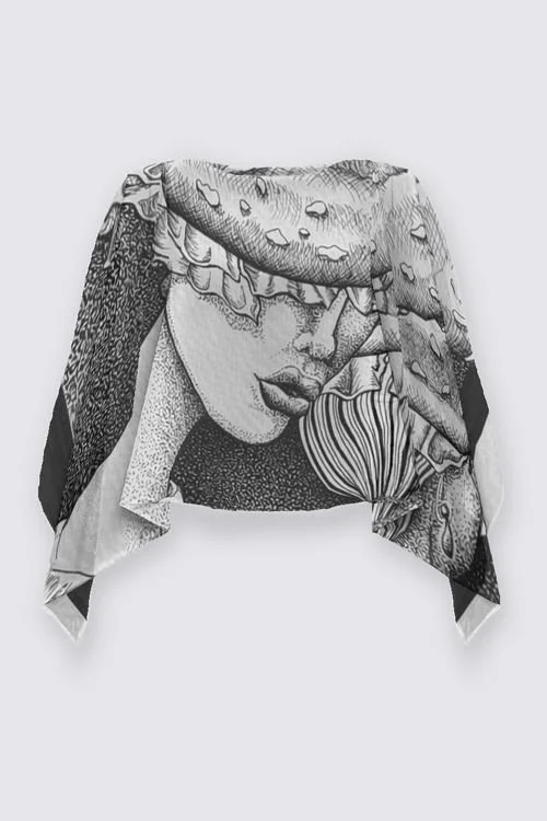 Agaric Allure Scarlet Shawl