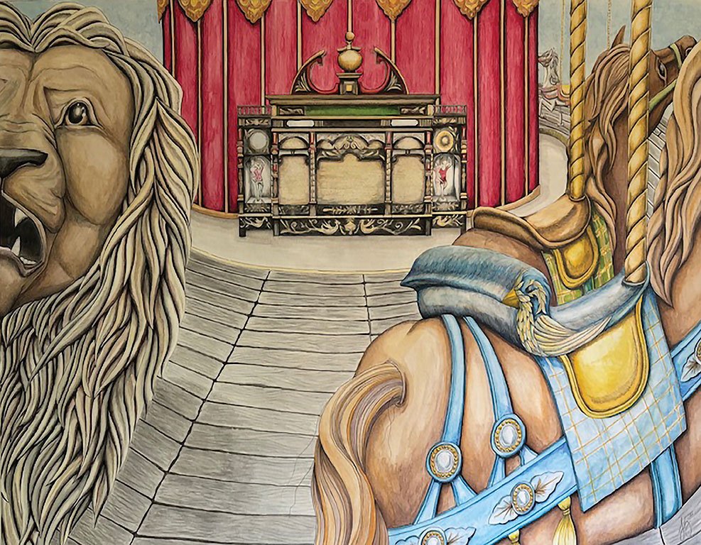 "The Lakeside Carousel" 30"x 22",
1500.00 ***SOLD***