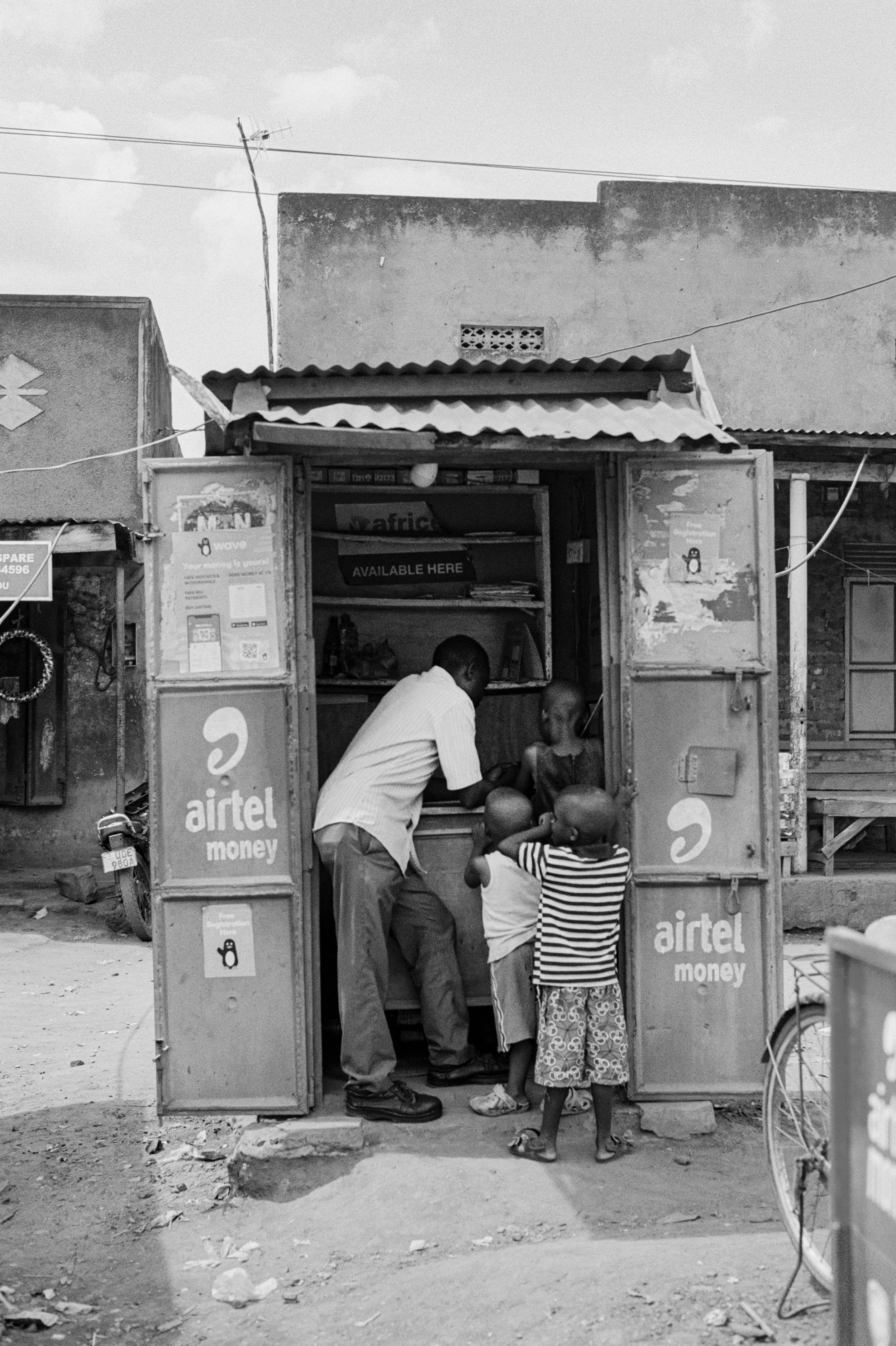 Dad's Shop (BW)