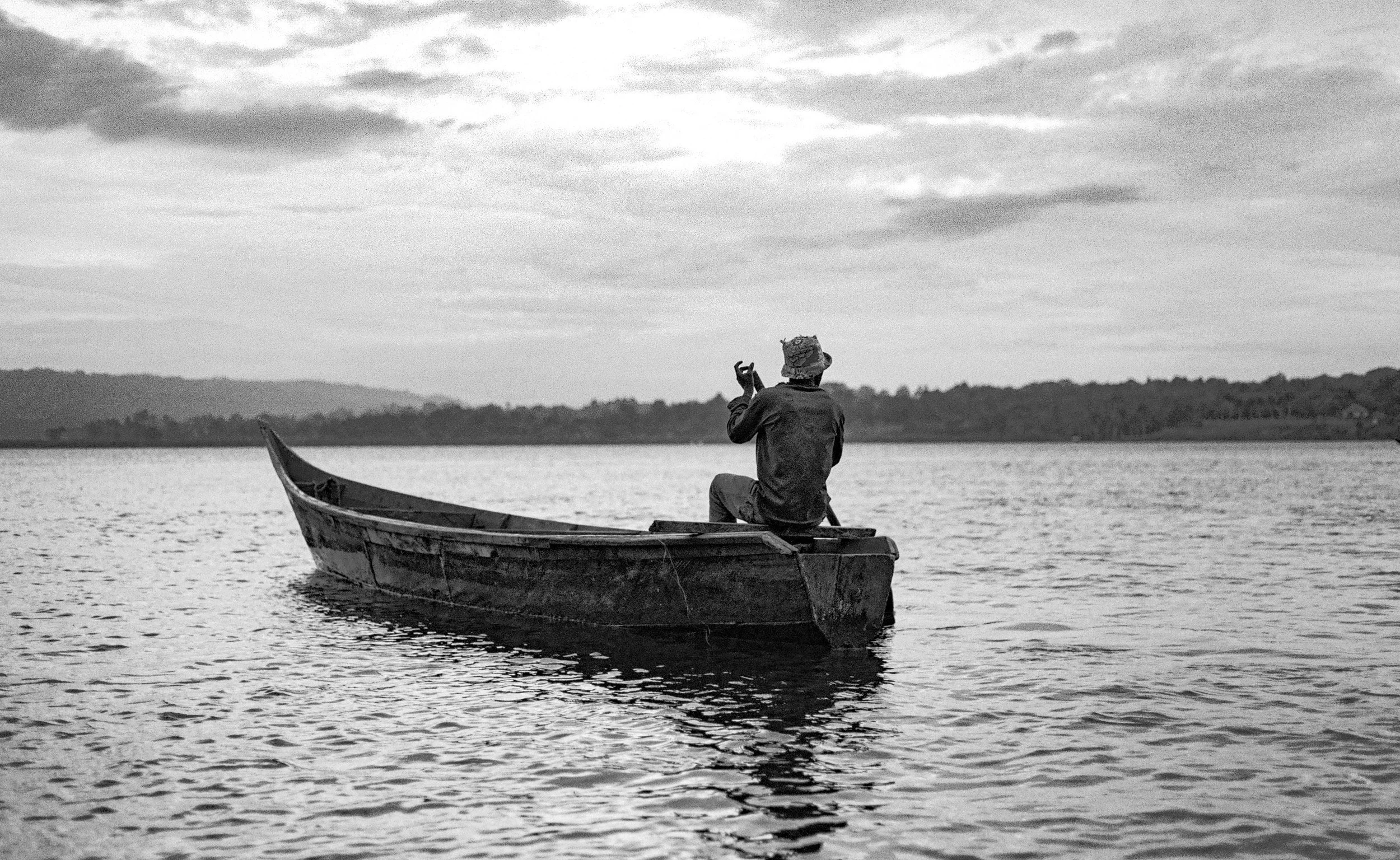 Fisherman (BW)