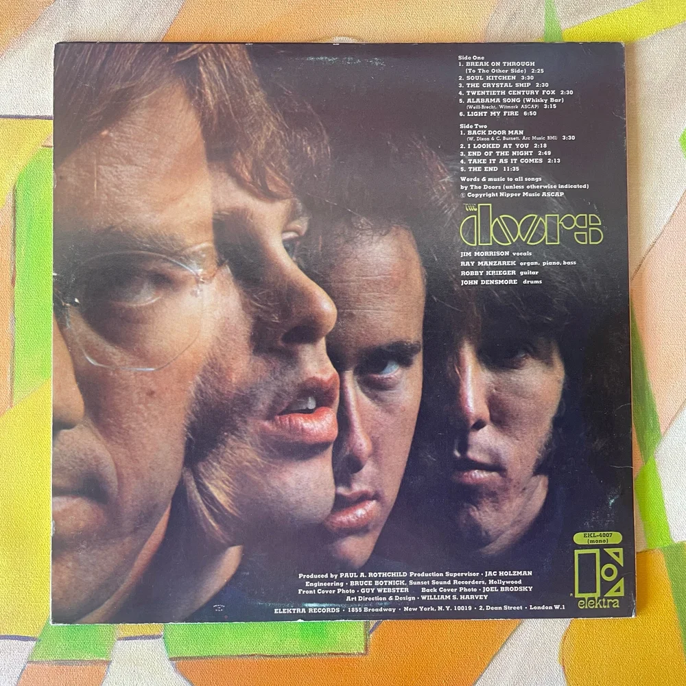 The Doors MONO monarch original uncensored pressing — Rogue Planet