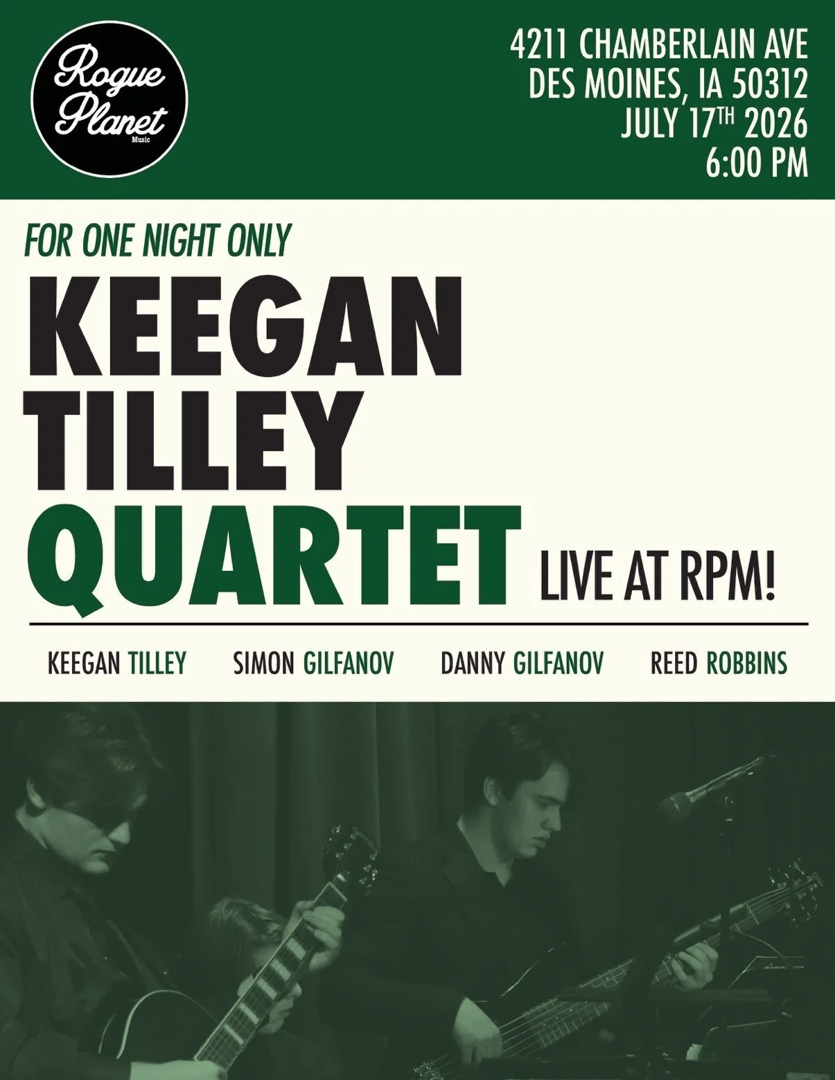 Keegan Tilley Quartet