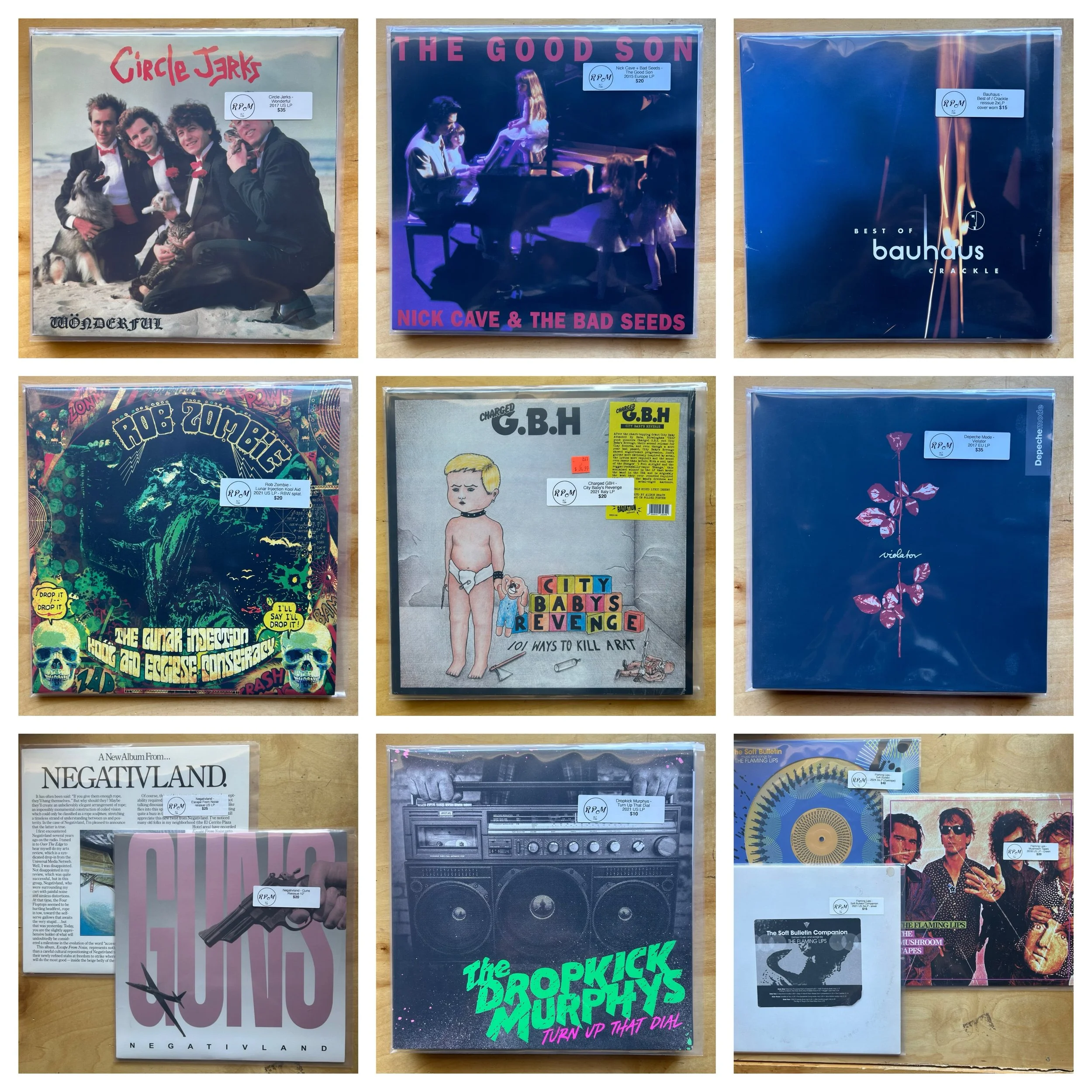 Getting the week started with a batch of Alternative, Indie and Punk that we took on trade over the weekend. 

Open 11-6 Tuesday to Saturday!