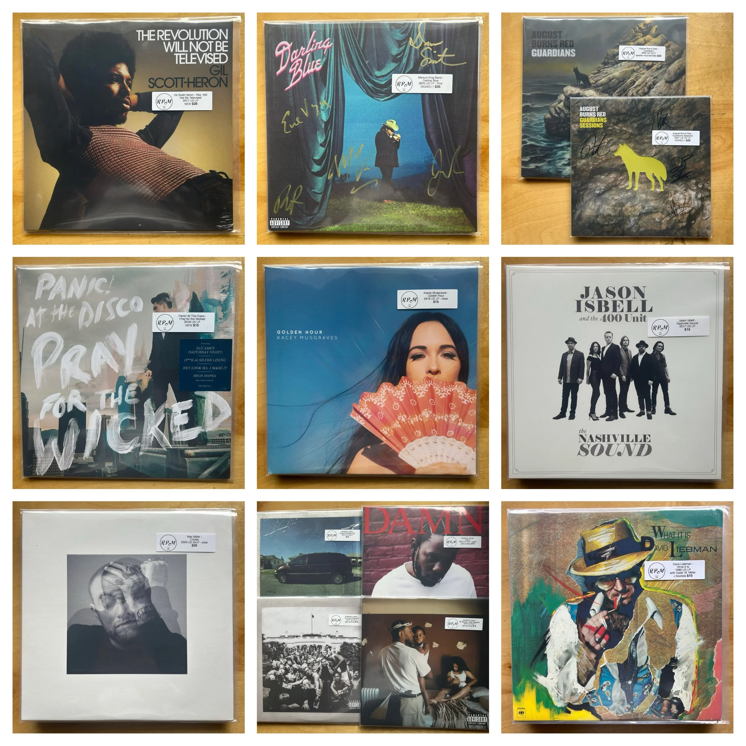 Records hitting the floor right now! More to be processed so stay tuned! We&rsquo;re here til 6 today and open 11-6 tomorrow (Saturday) Enjoy your weekend!

-RPM