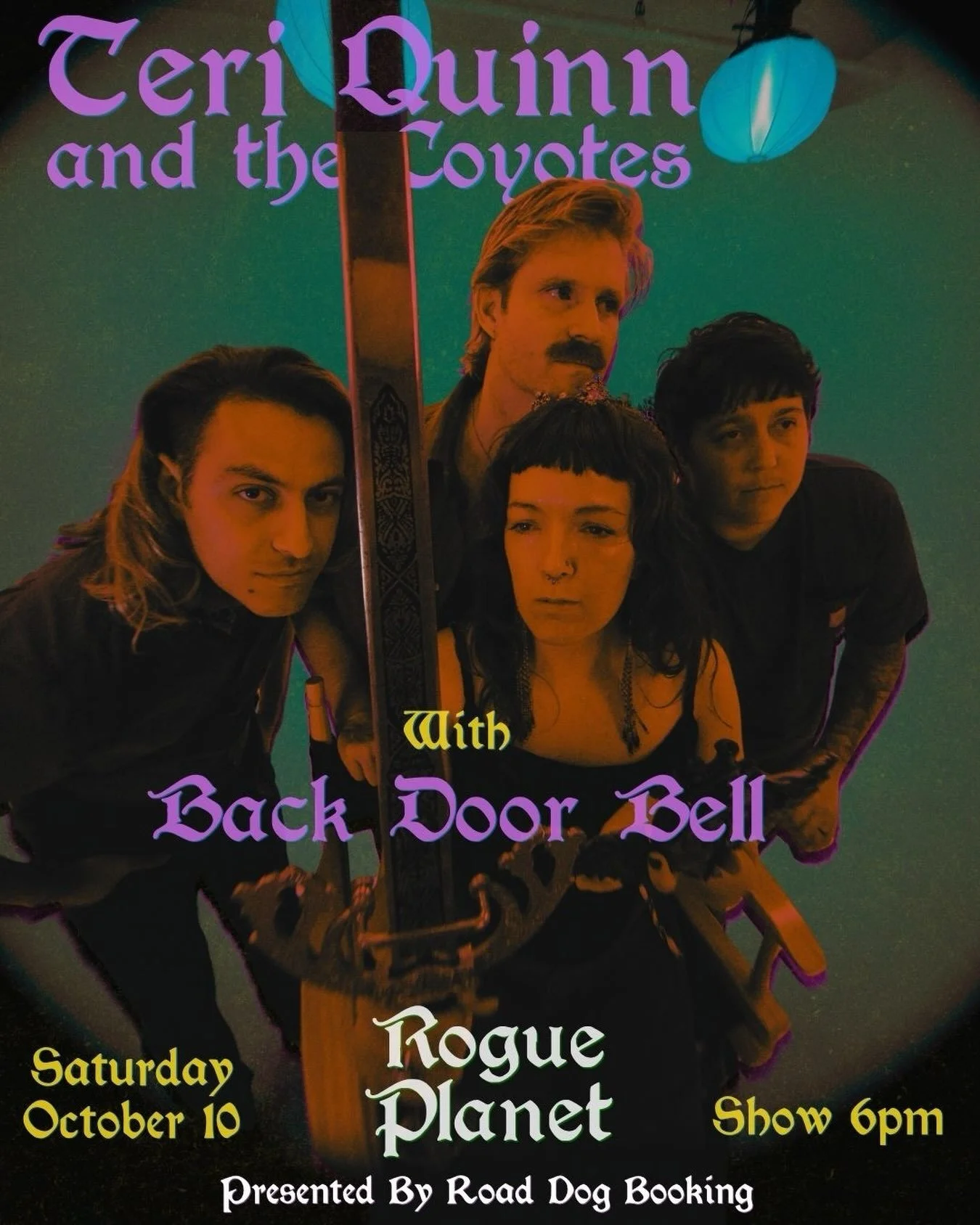 Our next concert! 

Saturday, October 10th &mdash; 6pm!
@teriquinn &amp; The Coyotes 
With local support - Back Door Bell
Presented by @roaddogbooking 

We&rsquo;re very excited and proud to host this awesome songwriter to our shop ! Give her music a