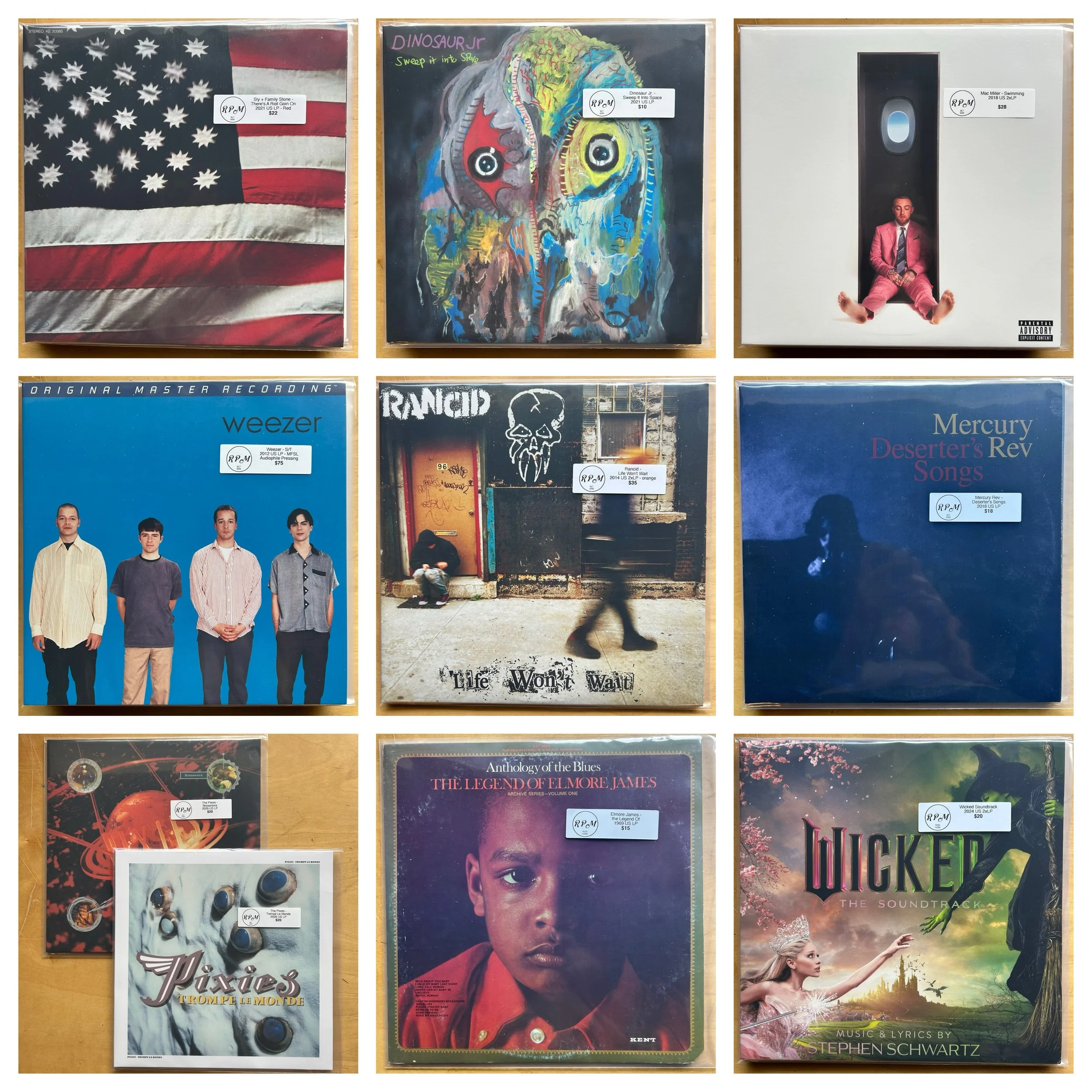 12 slides of new arrivals &mdash; out now! 
We&rsquo;ve got a very wide selection of genres here,
From Lizzo to Stockhausen and Dolly Parton to Modern Life is War

We&rsquo;re going to be accelerating our new arrivals and getting the whole store pack