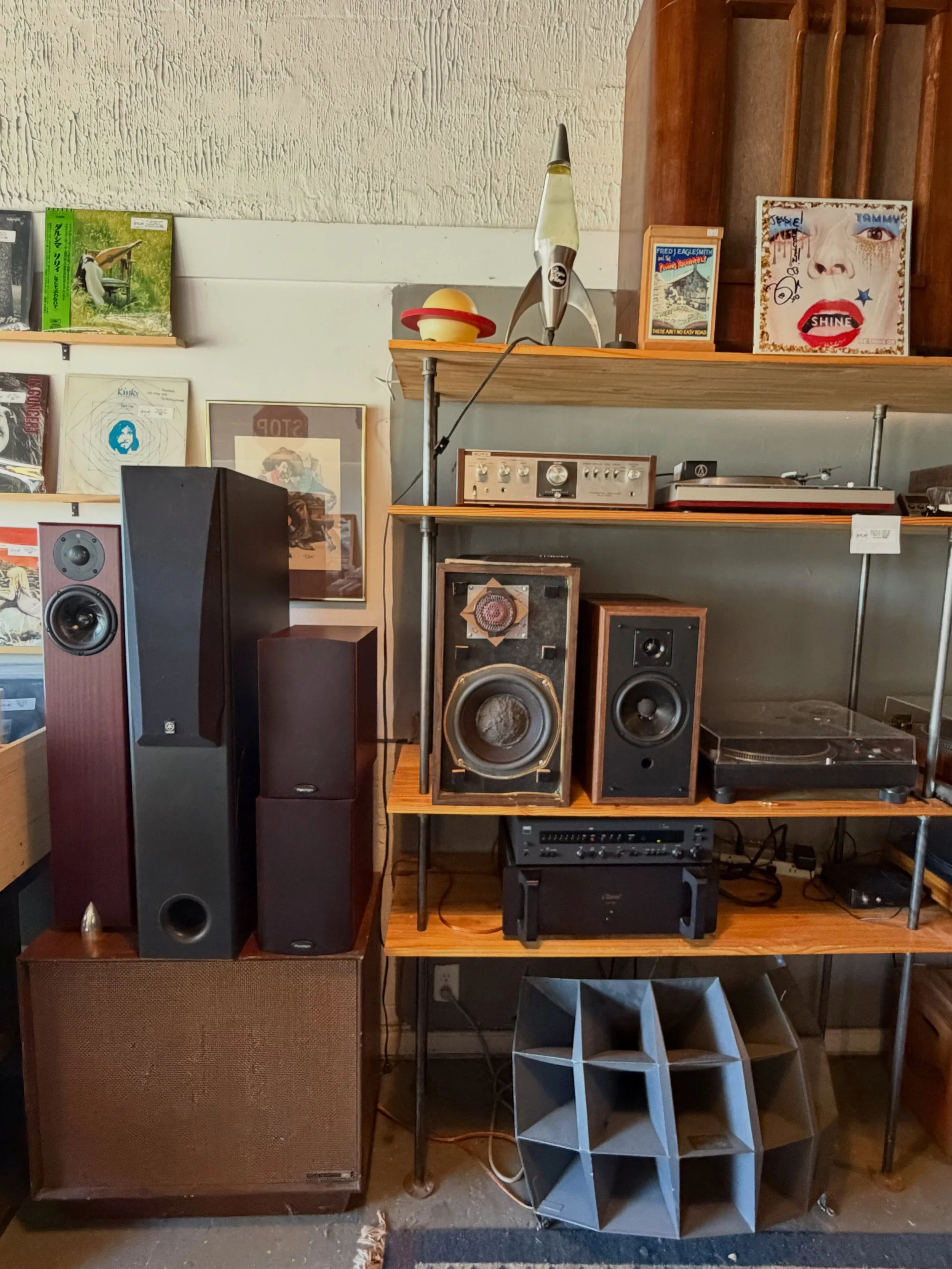 We&rsquo;re starting to accumulate a nice selection of equipment, it&rsquo;s all tested and for sale! 

We are happy to bundle and make whole systems for folks so don&rsquo;t hesitate to reach out with any questions or stop by for a demo! 

TURNTABLE