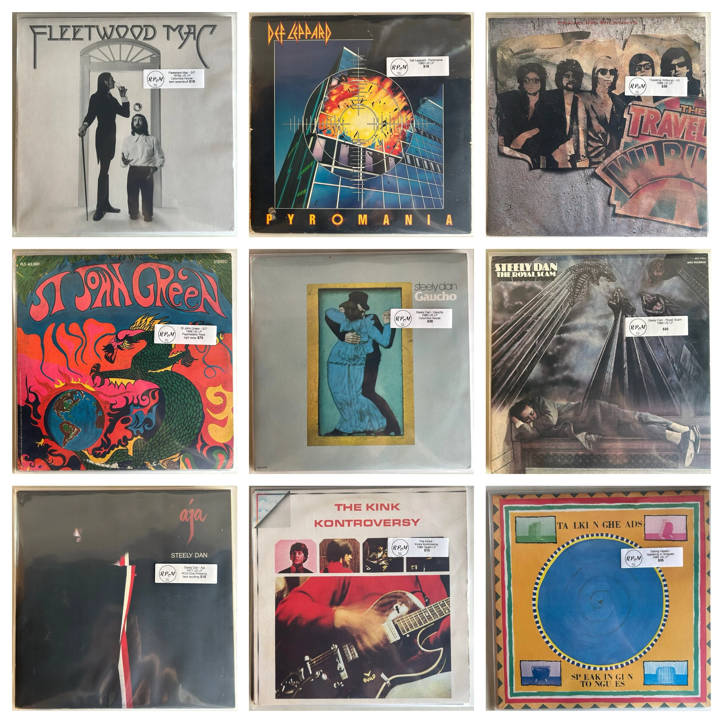 New arrivals! About 200 new LPs hit the bins late today. We&rsquo;ve got classic staples, rare psych, and lots of things that have never been in our shop before, though condition is a little mixed as the original collector purchased a lot at Radio an