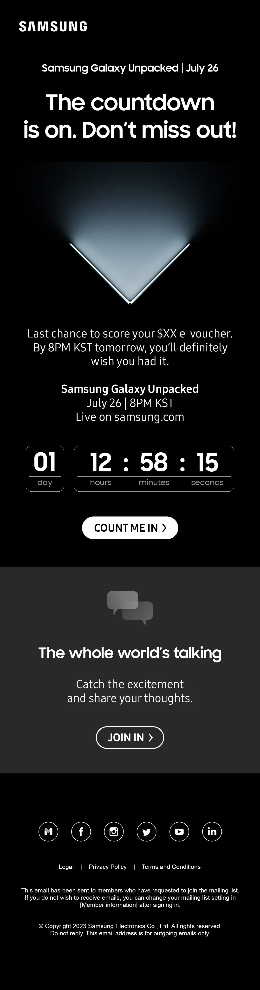 Galaxy Unpacked Teaser