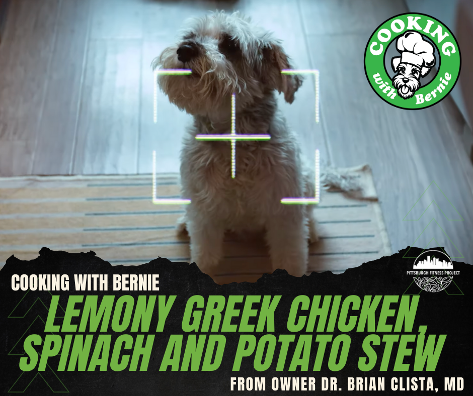 LEMONY GREEK CHICKEN, SPINACH AND POTATO STEW&nbsp;