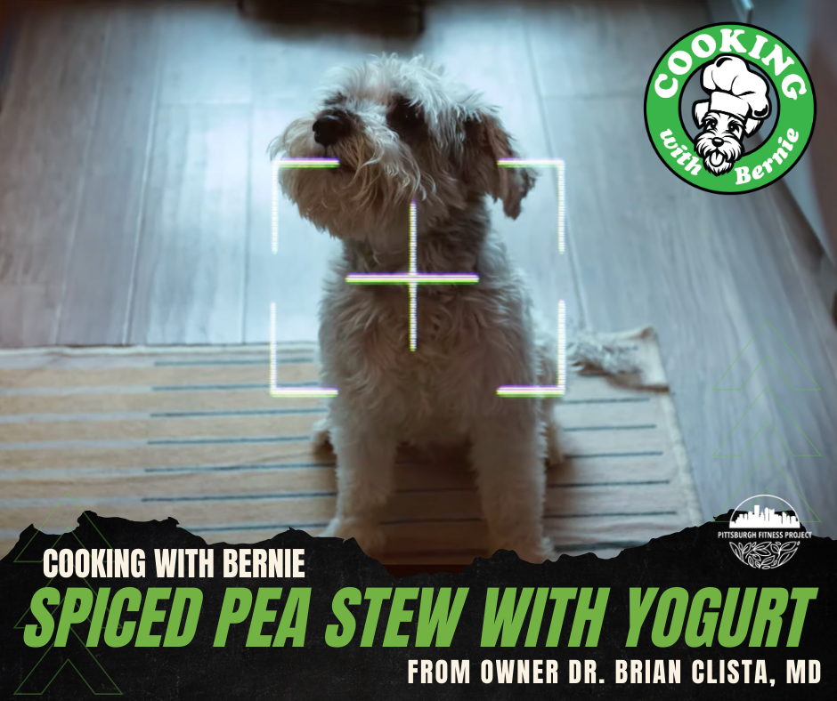 SPICED PEA STEW WITH YOGURT