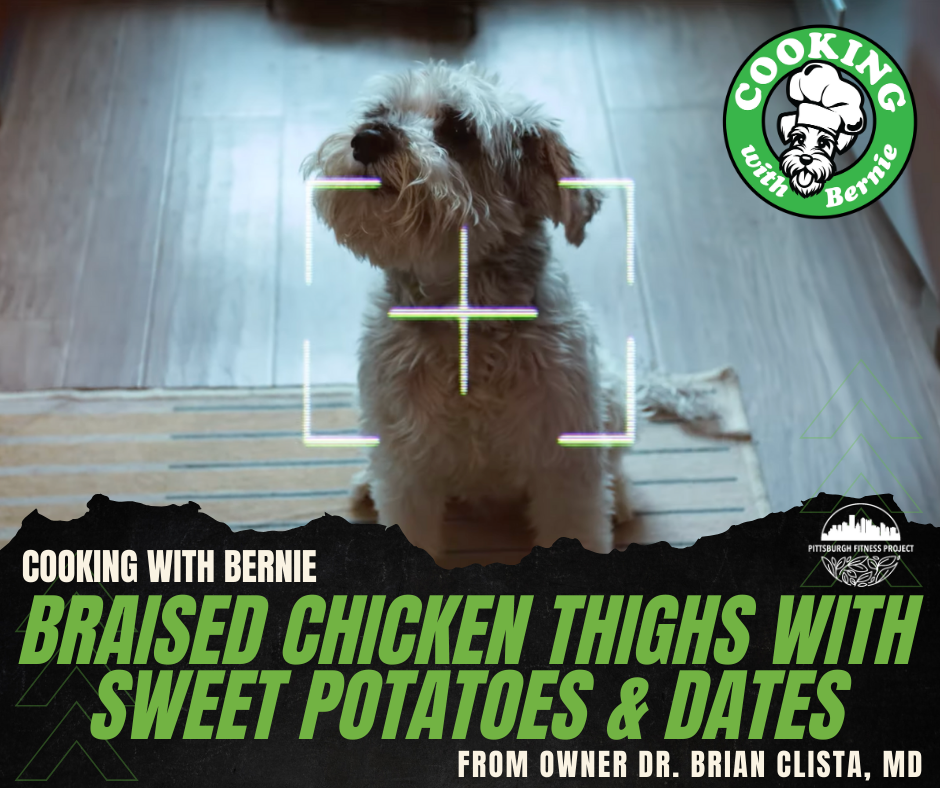 BRAISED CHICKEN THIGHS WITH SWEET POTATOES &amp; DATES