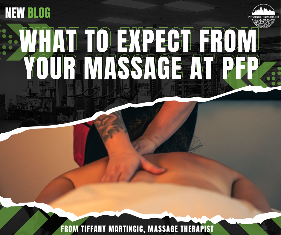 WHAT TO EXPECT FROM YOUR MASSAGE AT PFP