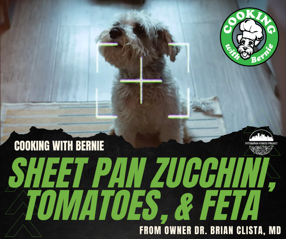 SHEET PAN ZUCCHINI, TOMATOES, &amp; FETA
