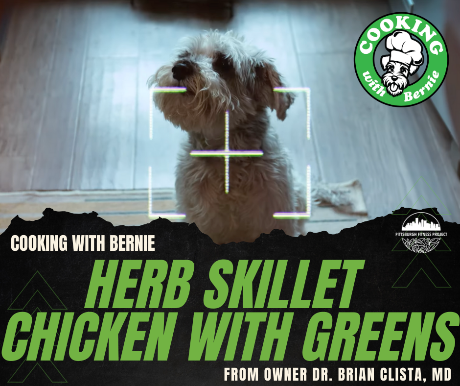 HERB SKILLET CHICKEN WITH GREENS