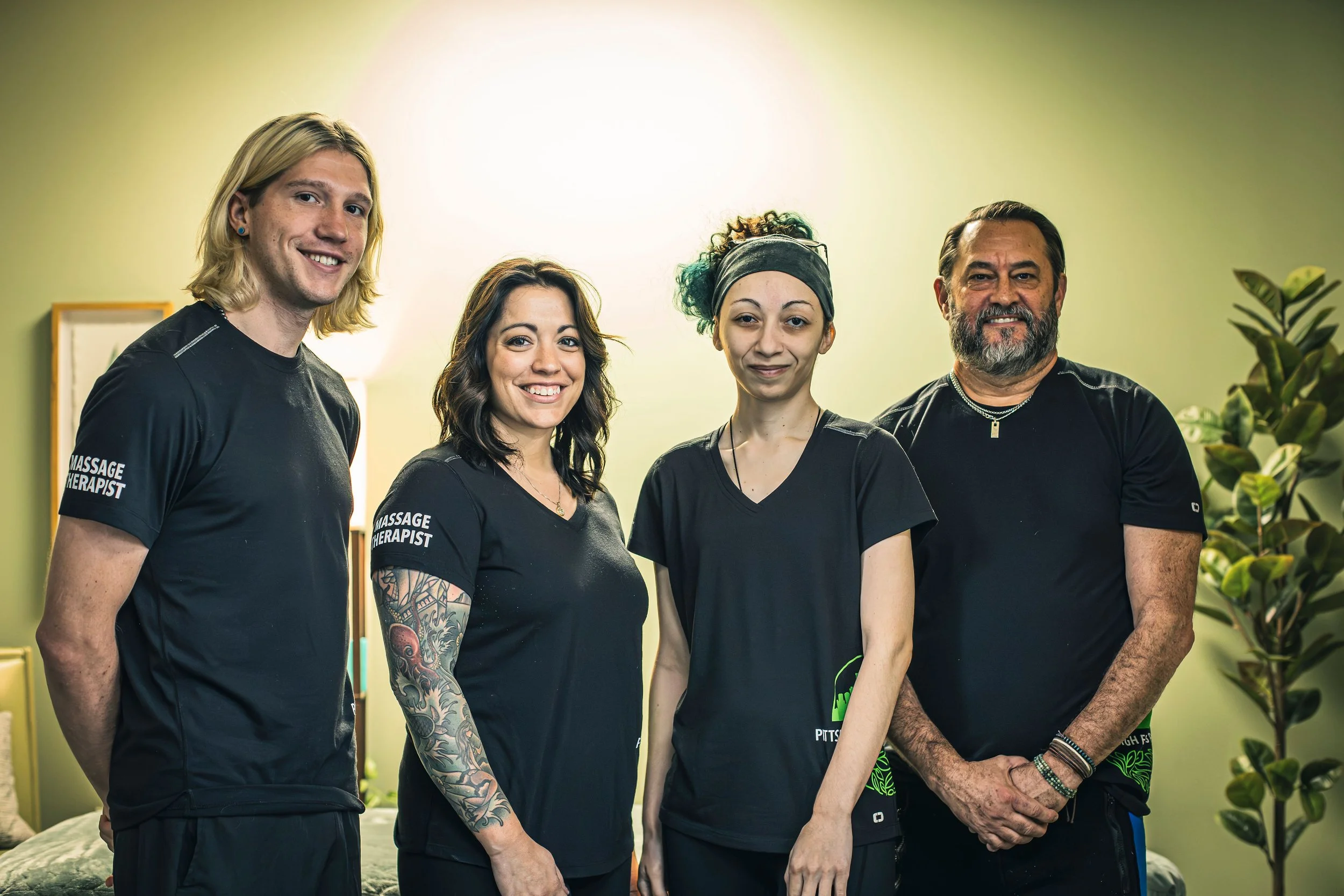 Image of the PFP massage therapy team.