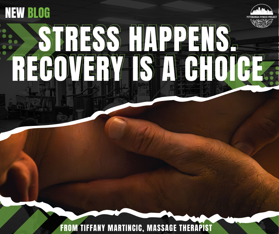 STRESS HAPPENS. RECOVERY IS A CHOICE